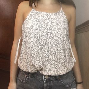 Light link lace cami top